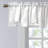 Chain Embroidery Linen Blended Valance-1311455189