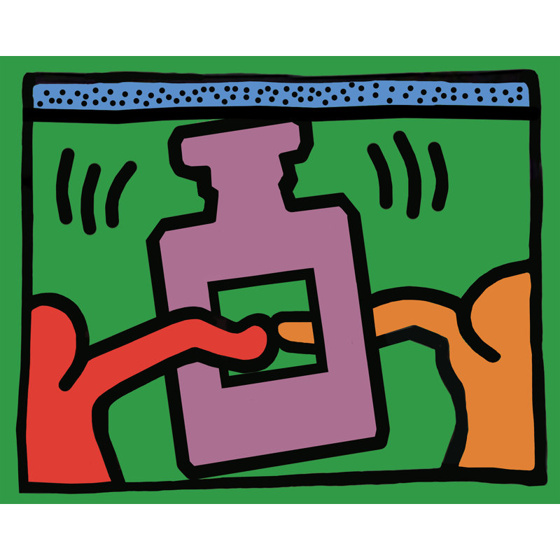 Bouteille Pop Art Hommage 16 x 20