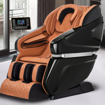 Fauteuil de massage chauffant avec repose-pieds inclus