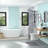 24"X16" Ceramic Vessel Bathroom Sink - Smooth & Surface 24X16 Rectangular Modern Style Stain Resistance-125885555