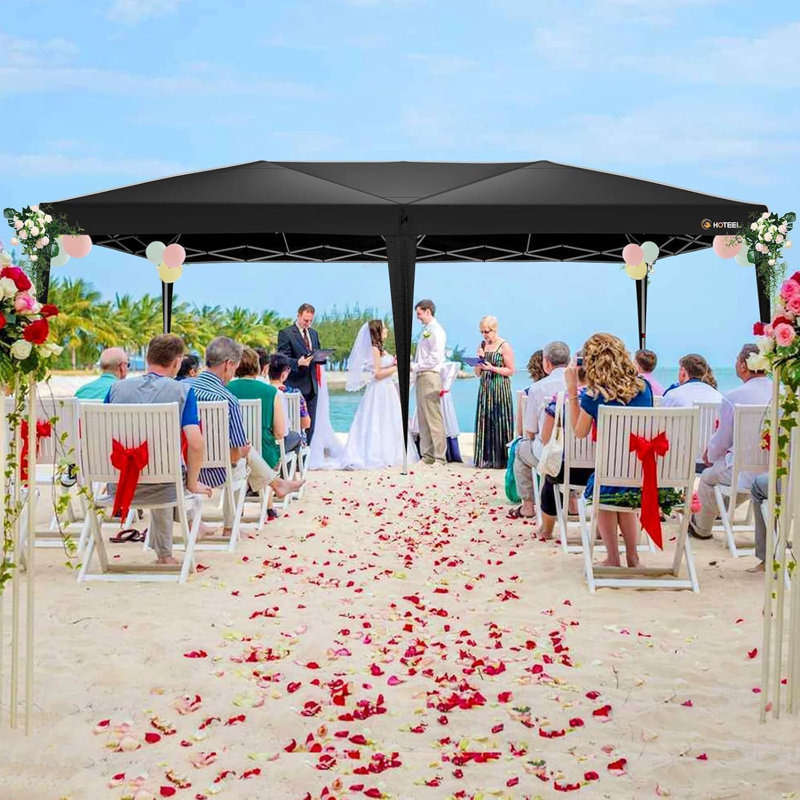 236'' W x 118'' D Metal Canopy, Khaki