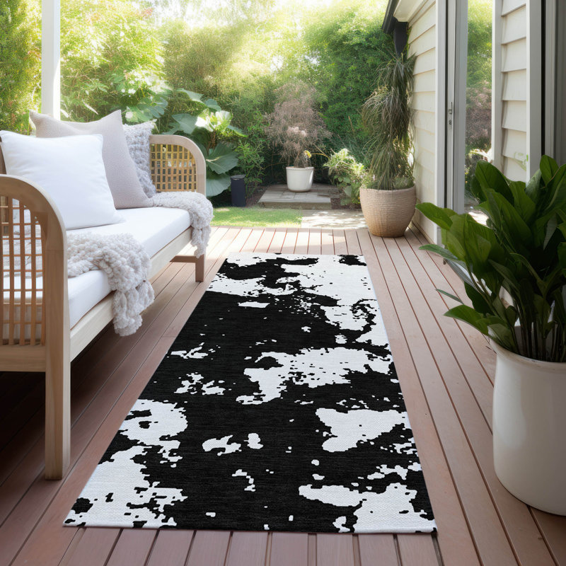 Tapis intérieur / extérieur Maliana, Tapis de couloir 2 pi 3 po x 7 pi 6 po