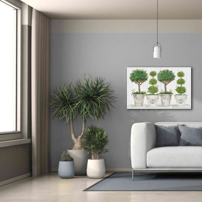 «Topiaire Still Life» par Cindy Jacobs, art mural sur toile