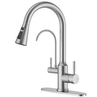 High Arch 2 Handle Faucet With Water Purifier