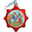 4'' Handmade Glass Holiday Shaped Ornament