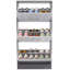Blisswood High Gloss 3 Drawer Flip Down Shoe Storage Free Standing Cabinet For Hallway-1810147591