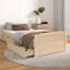 Addonis EU Single - 90 X 200 Cm Solid Wood Storage Bed-1619403723