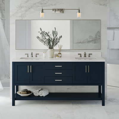 Moille Bayhill 73" Double Bathroom Vanity Set