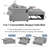 65"W Convertible 3 in 1 Sofa Bed, Vincy Pull Out Couch Loveseat Sleeper with Side Table&USB&Type-C Ports&Storage Armrests-963295526