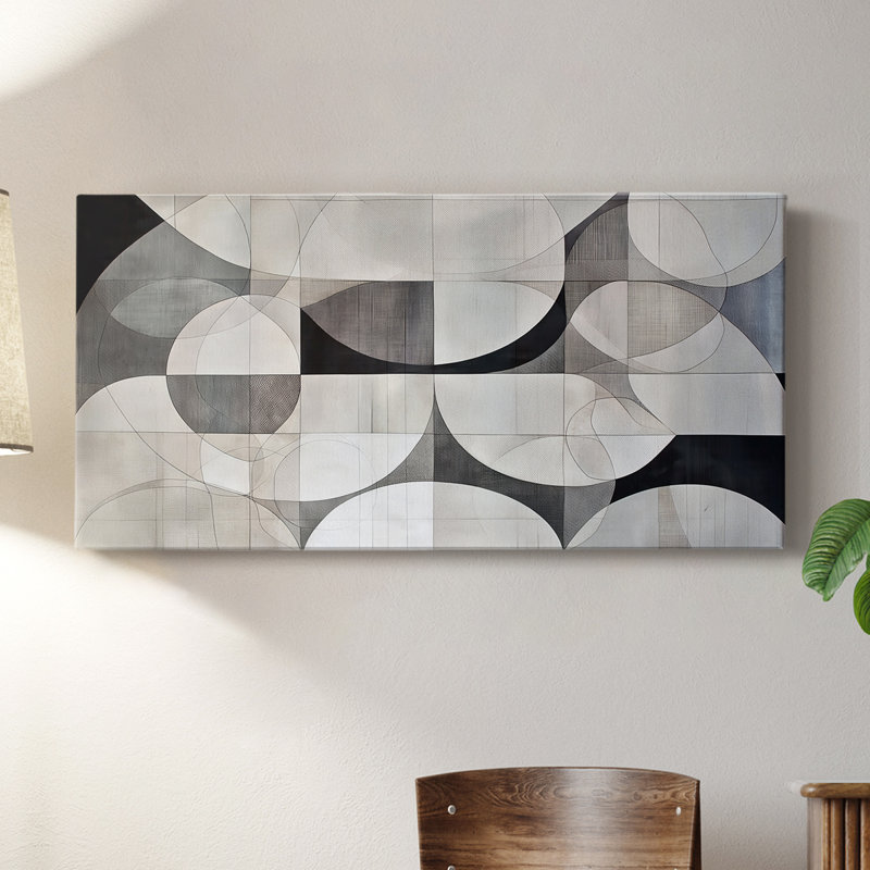 Abstract Series 1 #XIX-Gallery Wrapped Canvas, 20" H x 40" W