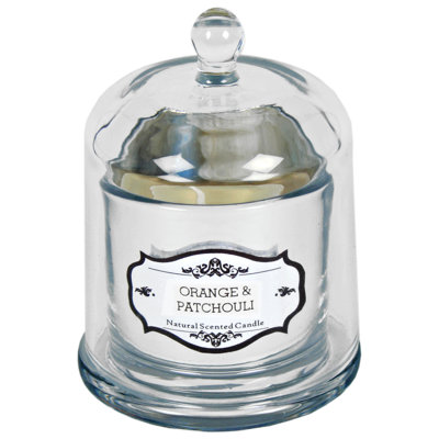 Glass Jar Candle with Holder