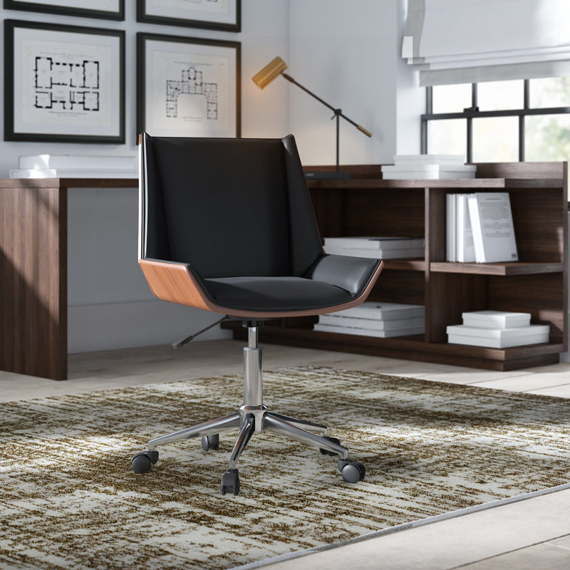Chaise de travail Stonec chiffre, Noir
