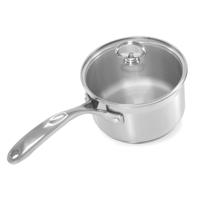 Chantal Induction 21 Steel® Saucepan with Lid, 2 Quarts