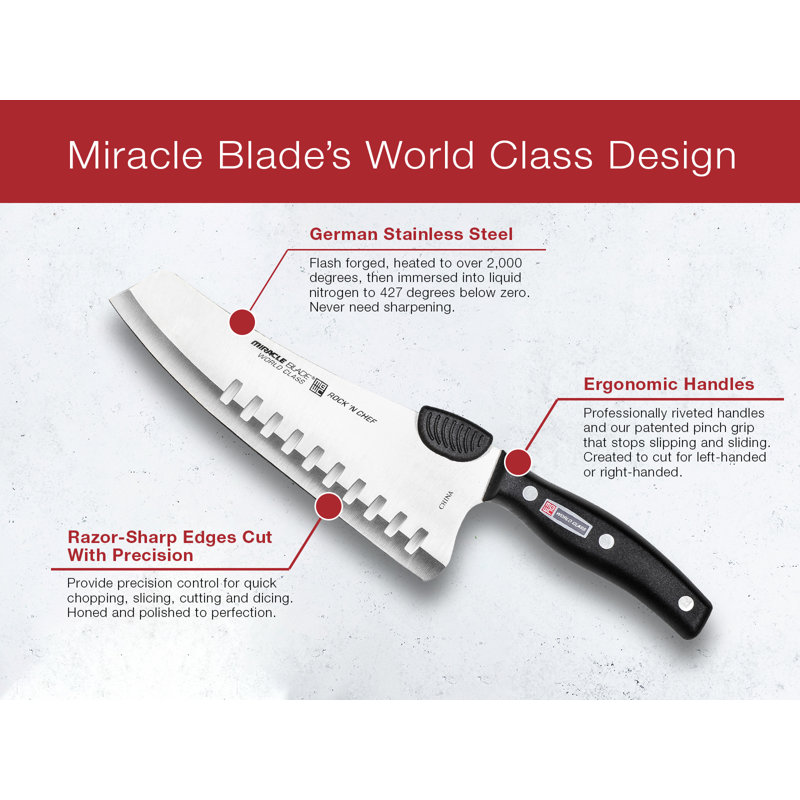 Ensemble de 13 couteaux de classe mondiale Miracle Blade