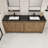 Brayla 84" Double Bathroom Vanity Set-1035999537