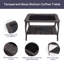 Ensemble de conversation modulaire en rotin 5 pièces avec coussins Tonry-1249959746-1249959775