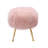 Loranzo 19.7" Wide Round Standard Ottoman-924268355