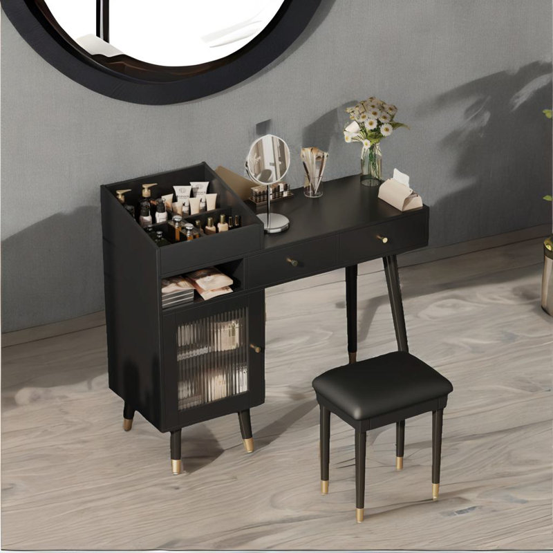 Meuble-lavabo moderne, Noir