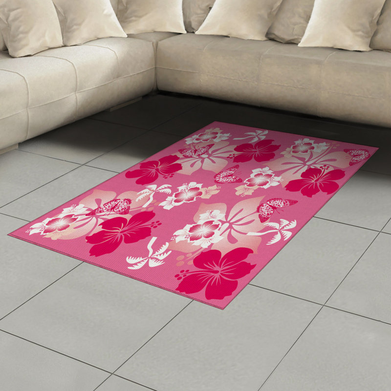 Tapis décoratif Luau, Rectangle— 4 pi x 5 pi 8 po