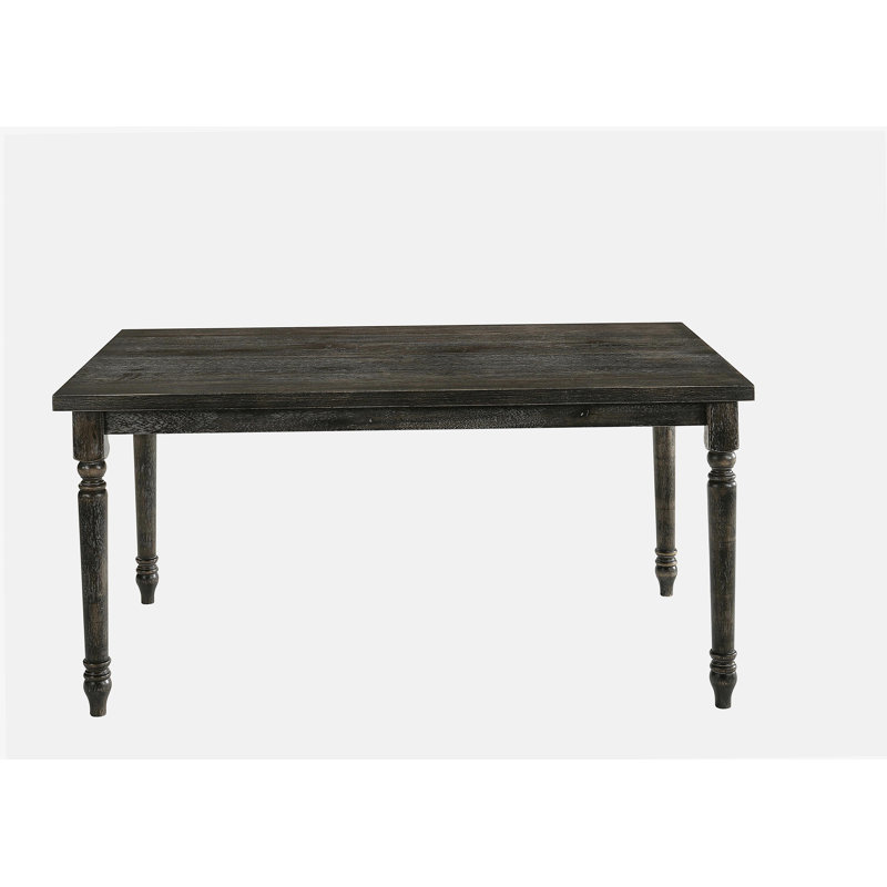 Claudia II Weathered Gray Finish Dining Table