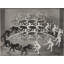«Encounter» par M.C.Escher, toile tendue avec châssis-1561365424