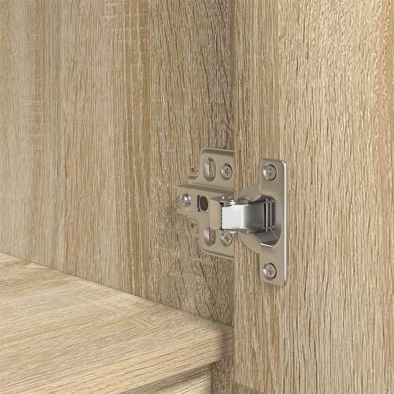 Highboard 29.5X34x119.5 Cm Engineered Wood, Sonoma Oak