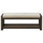 Banc d'appoint avec tablette