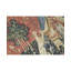 Hand-Knotted High-Quality Rust and Green Area Rug