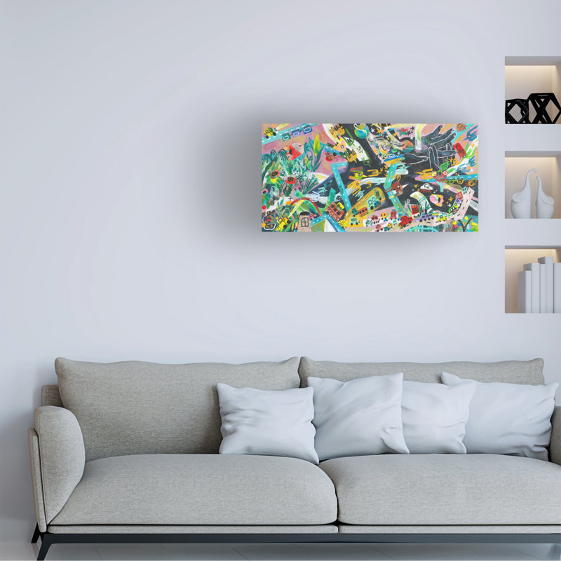 Art sur toile «ologic bolognais », H 10 po x l 19 po