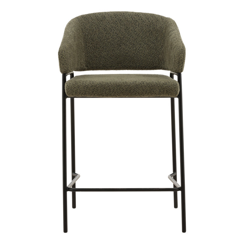 Cathey Counter Stool Olive (Set of 2) - Thumbnail 3