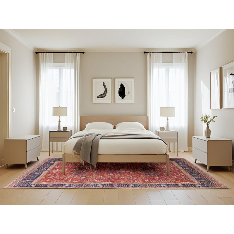 Oriental Indoor Rug, Rectangle 5' x 8'
