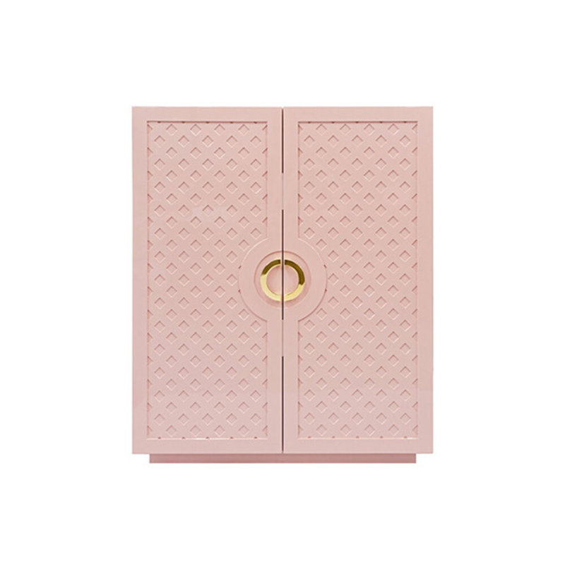 Accent Cabinet, Pink