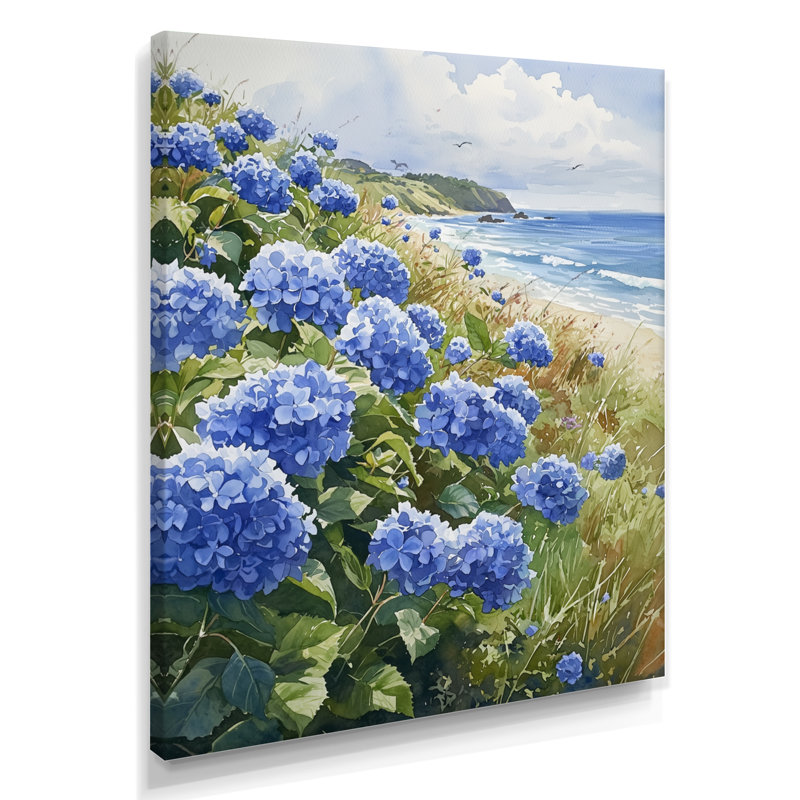 Ayaah - Floral Wall Art Prints, Wrapped Canvas, Ne s’applique pas, H 20 po x l 12 po