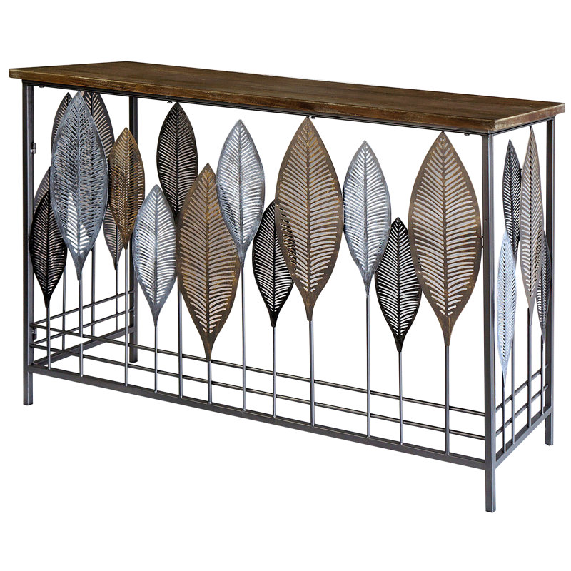 Lolley 47.25'' Solid Wood Top Console Table