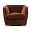 Rashi Swivel Chair-Surrey Olive-1339051425