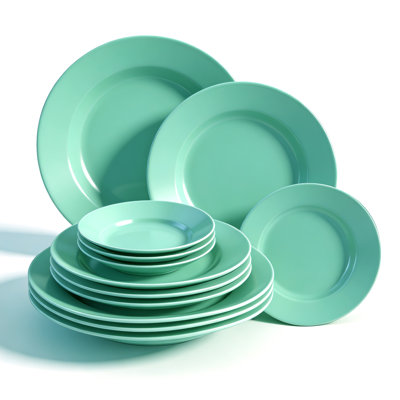 12 Piece Porcelain Dinnerware Set - Service for 4