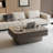 Solid Wood Veneered Modern Coffee Table-653001362
