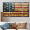 Durie - USA Patriotist Wall Art - ensemble d'art mural moderne 4 pièces