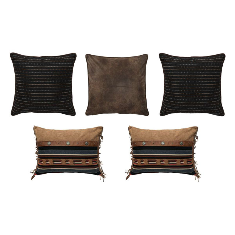 Wooded River Sun Valley Mojave - Value Set - Super King, Super King Duvet Cover + 5 King Shams