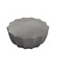 Table basse d'extérieur moderne imperméable 35,43 po - Conception en ciment durable Mgo