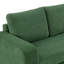 Canapé moderne en chenille 3 places avec assise spacieuse et base en bois d'hévéa robuste, parfait pour les salons et les petits espaces-1445249572