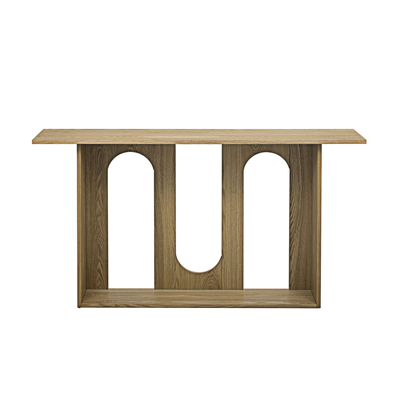 Console Table with Shelf,Suitable for Entryway,Hallway Living Room, Natural