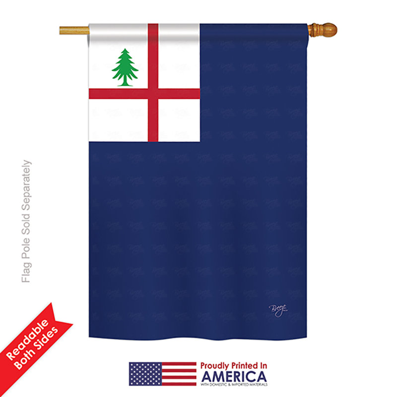 Double Sided Polyester House Flag, 18.5" H x 13" W