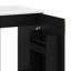 Meuble-lavabo de 24 po avec lavabo, meuble de rangement pour salle de bain avec tablette de porte et rangement latéral ouvert avec cadre en bois massif et porte à fermeture douce-261026172