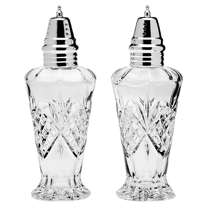 Ensemble de salière et poivrière en cristal Dublin