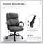 Fauteuil de bureau ergonomique avec siège large et grand 500 lb