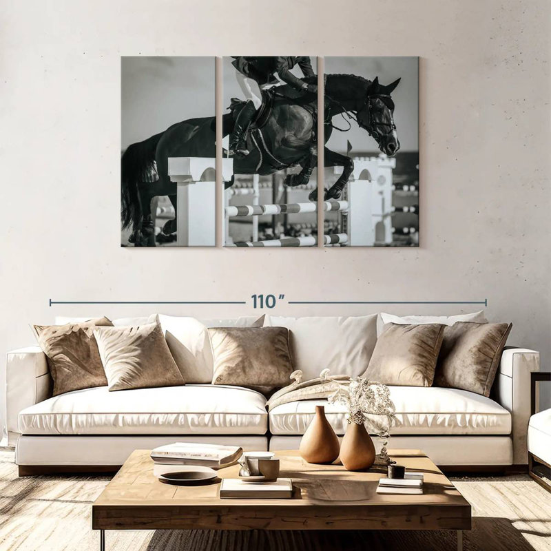 Sireci BW Equestrian Jumping, 48" H x 74" W
