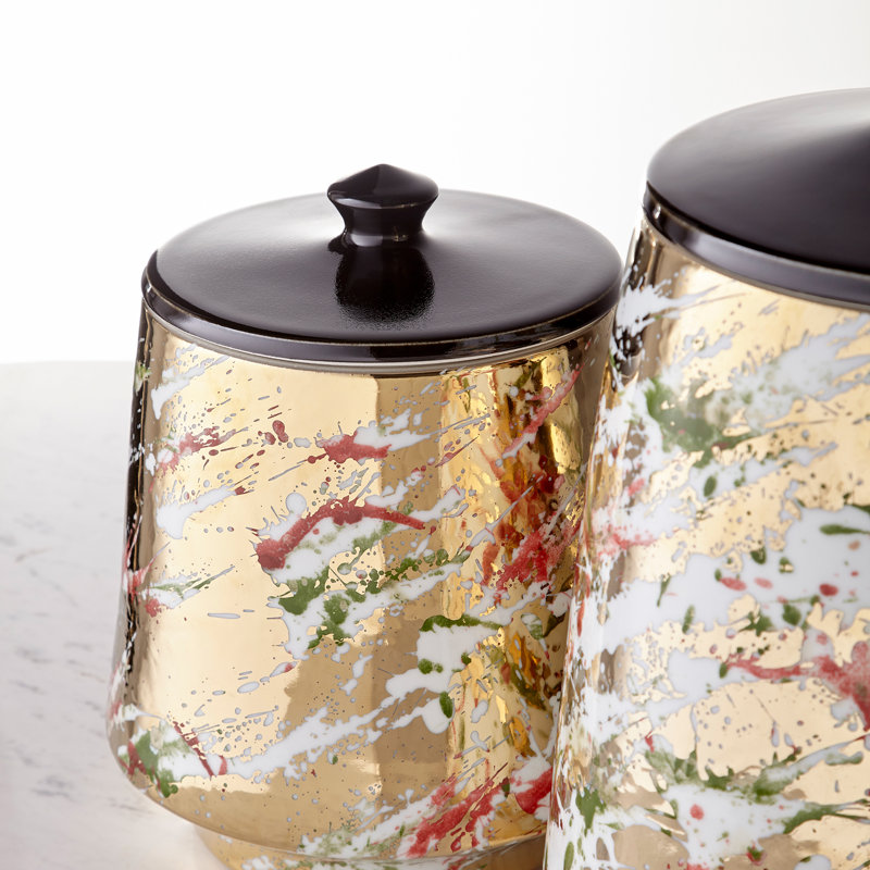 Ardent Ceramic / Porcelain Table Vase, 12.25" H x 10.25" W x 10.25" D