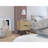 Nuvo Nightstand,Two Drawers, Hairpin Legs