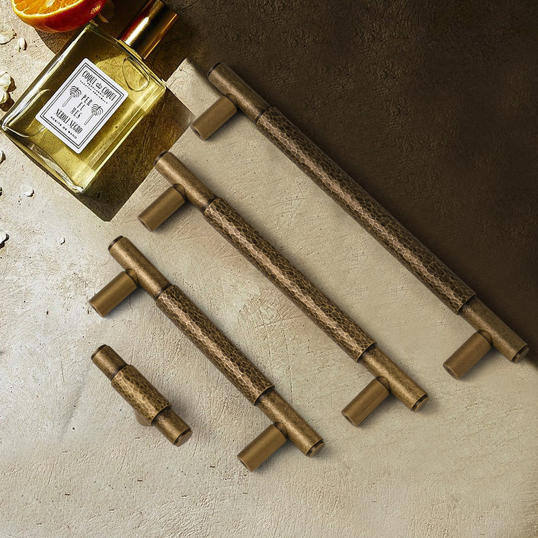 5” Center to Center Vintage Hammered Handle Multi-Piece Set (Set of 4) NUODE 